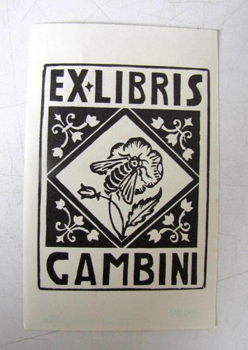 Libris gambini - ex,
