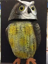 SCACCIA PICCIONI,DISSUASORE UCCELLI E VOLATILI " GUFO" SPAVENTA PASSERI