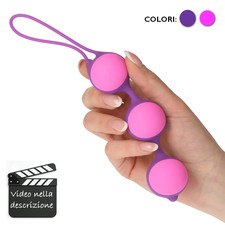 Palline Vaginali sfere esercizio kegel Silicone Anali donna pavimento pelvico