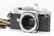 Corpo fotocamera reflex pellicola 35 mm argento Pentax K2 Meter Works [EXC+5]...