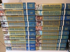 GRANDE ENCICLOPEDIA UNIVERSALE CURCIO 20 volumi in ordine alfabetico con foto di