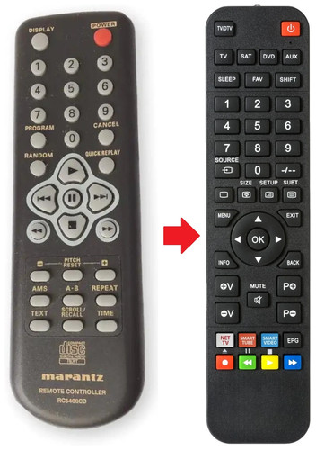 Telecomando adatto per - , marantz