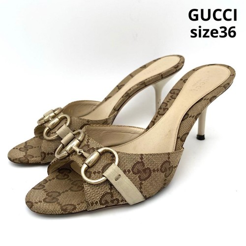 Gucci sandali mule - gucci, tela