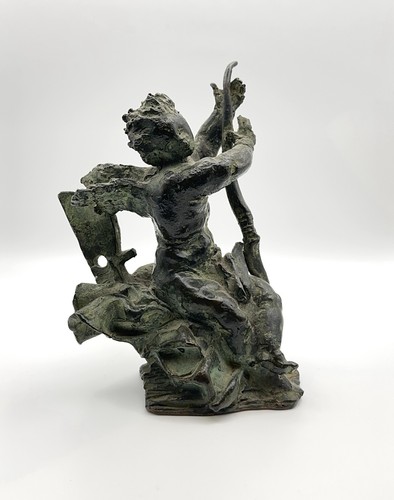 Scultura bronzo putto - scultura,