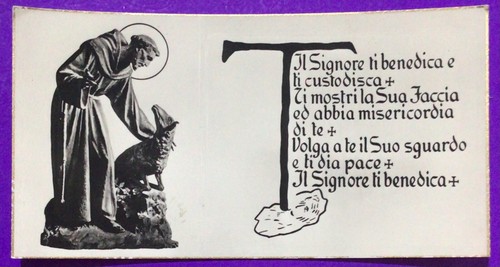 Santino holy card - santino,