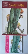 Vintage Fiabe Sonore 1966 Peter Pan libro + disco 45 giri F.lli Fabri Editori