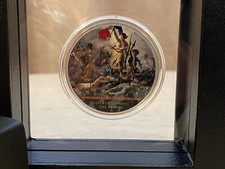 Moneta argento 999 dipinto