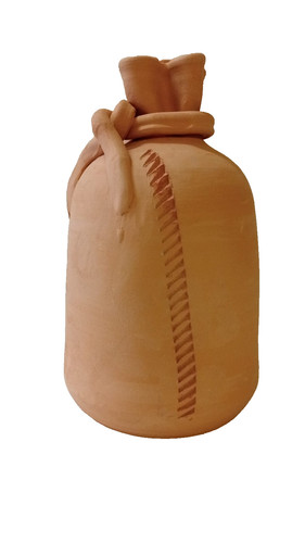 Salvadanaio terracotta forma - salvadanaio,