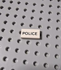 Lego mattonella bianca 1x2