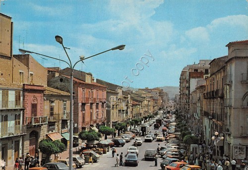 Cartolina licata corso umberto - corso,