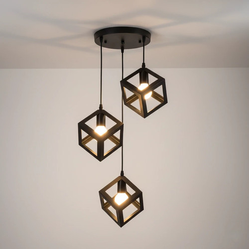 Lampadario moderno cubi luci - cubi, 3
