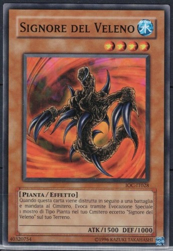 Carta ioc signore - yu-gi-ho, del