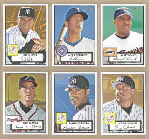 2001 topps heritage black - topps, back