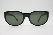 Occhiali da sole vintage Cartier PARIS nero oro argento ovali sunglasses occhiale