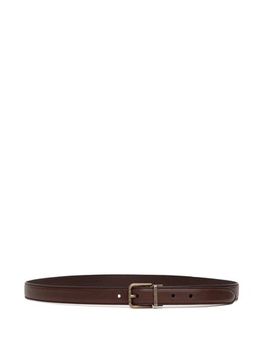 Cintura pelle marrone dolce - in,