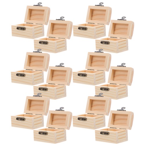 Mini scatola legno pezzi - legno, 12