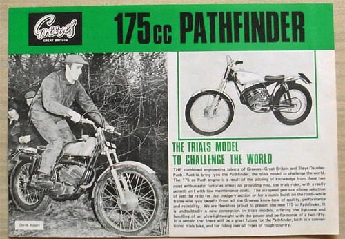 Greeves 175cc pathfinder trial - pathfinder,