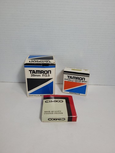 Tamron 28mm adaptall 2 - f/2.5,