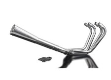 KAWASAKI Z1000LTD KZ1000K 1981-82 COMPLETO 4-1 SCARICO INOX MEGAFONO CLASSICO