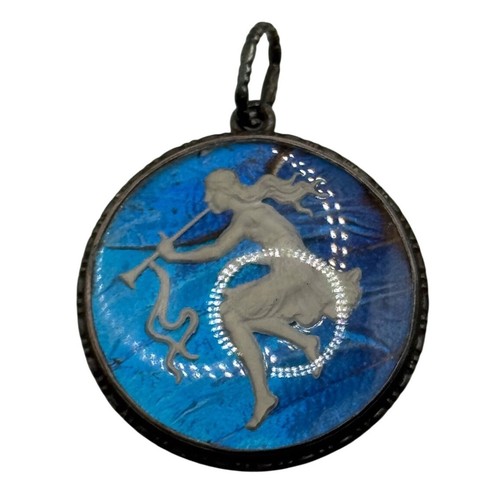 Antico ciondolo blu - , morfo