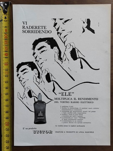 Pubblicità vintage del - , 1959