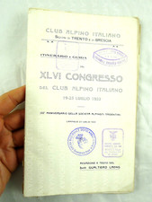 ALPINISMO CAI 1922 trento