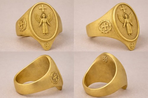 Anello croce angelo - anello,
