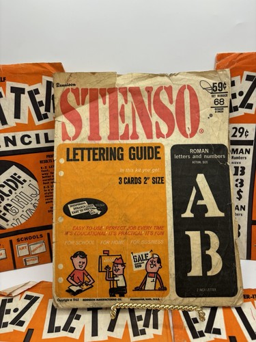 Lotto stencil lettere - 5,