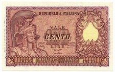 100 LIRE BIGLIETTO DI STATO