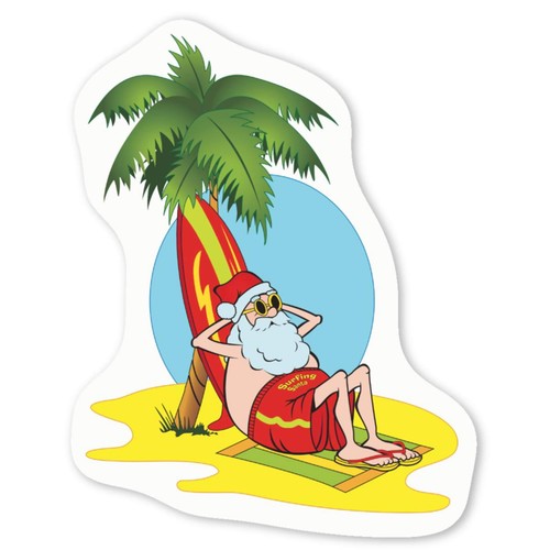 Adesivi decalcomania babbo - decalcomania, 'babbo