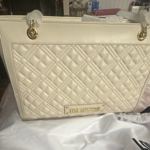 Love moschino beige - love, quilted