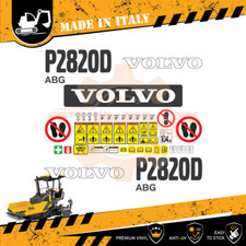 Decalcomania Adesivi Mezzi da Lavoro Volvo P2820D ABG