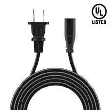 6ft UL AC Power Cord Cable for
