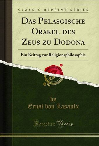 Das pelasgische orakel - das,