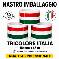 6 Nastro Adesivo Tricolore
