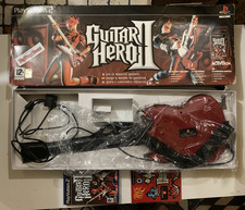 PLAY STATION 2 PS2 GUITAR HERO II PAL CONTROLLER CHITARRA SET