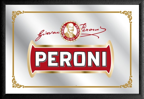 Peroni beer mirror - peroni,