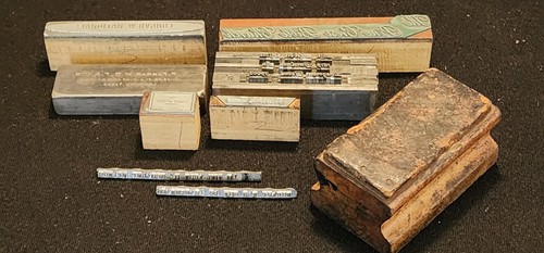 Stampa vintage legno/metallo