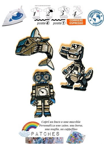 Patch robot meccanico - patch,