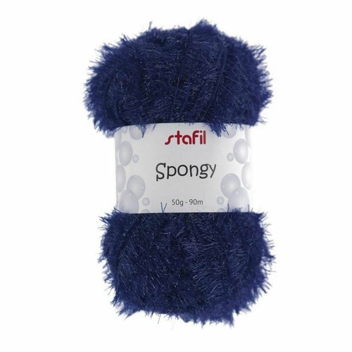 Filato spongy blu reale - filato,