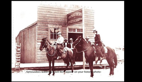 Rara foto wyatt earp - earp, saloon