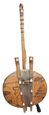 Kora Africano Banjo Chitarra Decorativo diametro 37 cm altezza 90 cm Africa