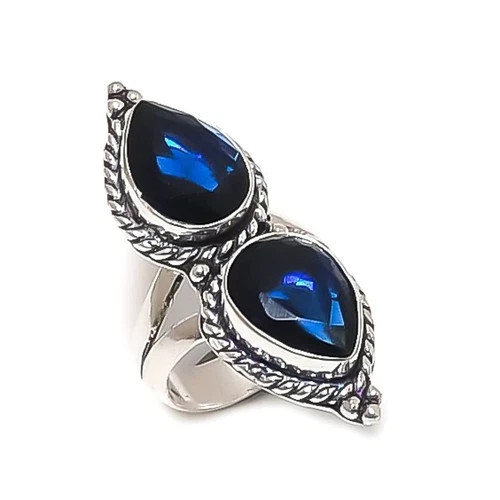 Anello tanzanite blu - anello, a