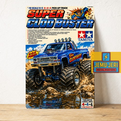 Poster tamiya super - super, clod