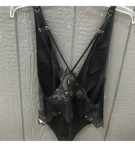 Body pizzo nero victoria - body, in