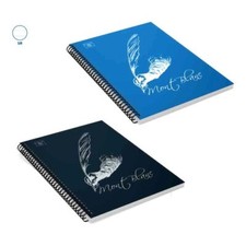 Quaderno con spirale a righe