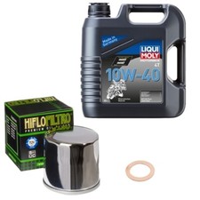 Honda VT 1300 CX SC61A 2015, LIQUI MOLY 10W-40  4L, HiFlo Ölfilter Set