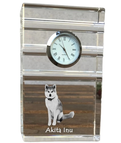 Akita inu orologio vetro - akita,