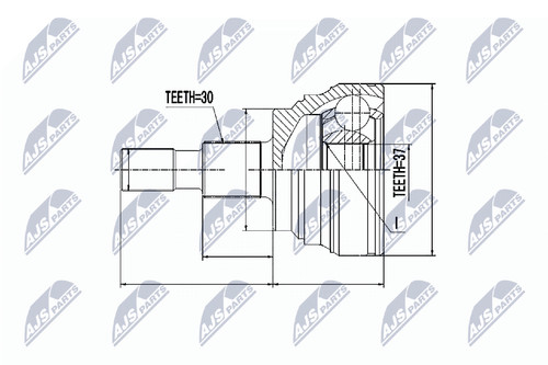 Nty kit giunti albero - albero, motore