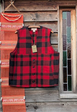 Gilet Filson Mackinaw in lana